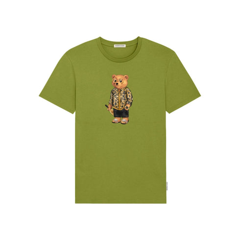 Baron Filou T-shirt T-shirt Uomo con stampa iconica Verde oliva - Francavilla Moda